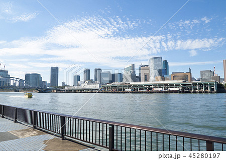 勝どきからの築地市場 水上タクシー 勝どきからの築地市場 水上タクシー 45280197