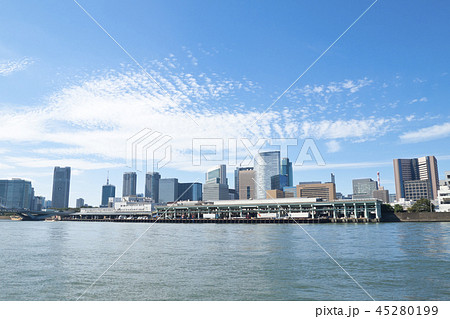 勝どきからの築地市場 45280199
