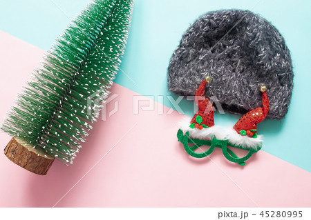 Christmas concept with ornaments and party Christmas concept with ornaments and party 45280995