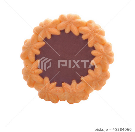 butter cookies isolated on white background butter cookies isolated on white background 45284060