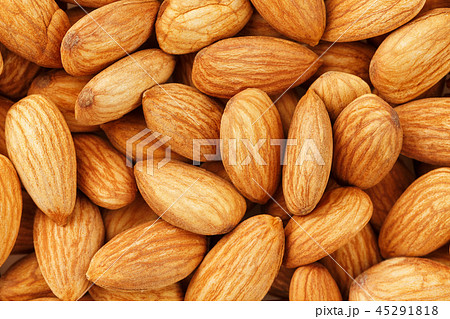 Almond. Almonds macro. Almonds background. 45291818
