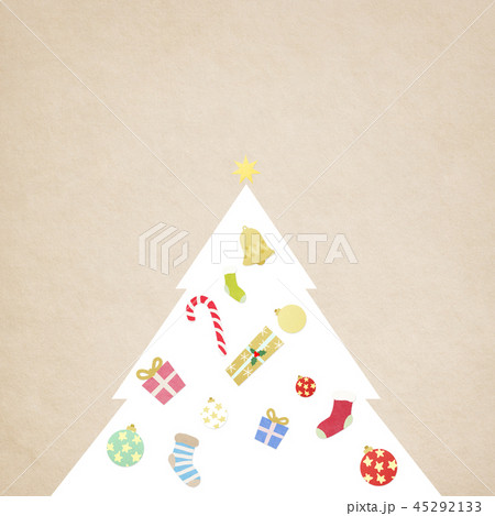 背景-クリスマス-ツリー-飾り 45292133