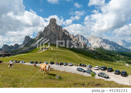 Mountain Scene in the Italian Dolomites 45292231