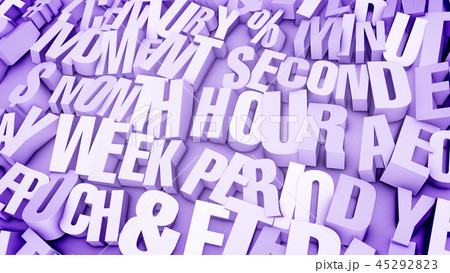Busted Letters in Light Violet Backdrop 45292823