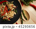 spaghetti spicy chicken thai pad ki mao 45293656