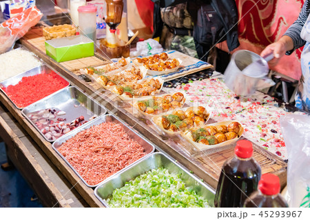 縁日のたこ焼き 祭りイメージ 縁日のたこ焼き 祭りイメージ 45293967
