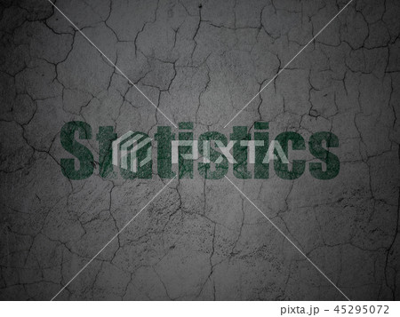 Finance concept: Statistics on grunge wall background 45295072