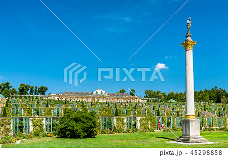 Sanssouci, the summer palace of Frederick the Great, King of Prussia, in Potsdam, Germany 45298858