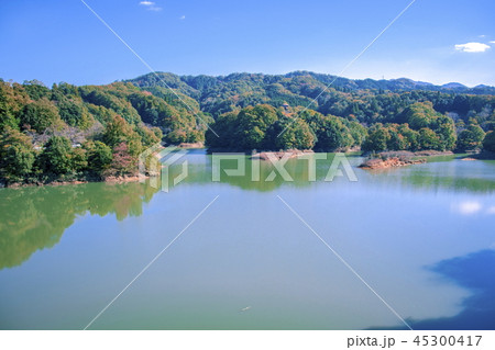 緑水湖_鳥取県日南町_ダム湖 緑水湖_鳥取県日南町_ダム湖 45300417