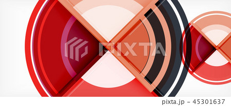 Circle abstract background, geometric modern design template Circle abstract background, geometric modern design template 45301637