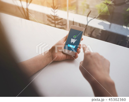 Concept online payment mobile technology 45302360