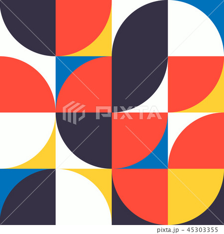 Minimalist background seamless pattern with simple shape 45303355