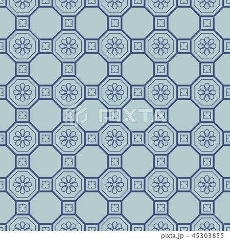 Vector seamless geometric pattern. Classic Chinese ancient ornament 45303855