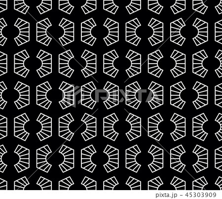 Vector seamless geometric pattern. Classic Chinese ancient ornament Vector seamless geometric pattern. Classic Chinese ancient ornament 45303909