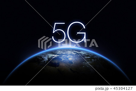 ネットワーク 未来 スマートフォン 45304127