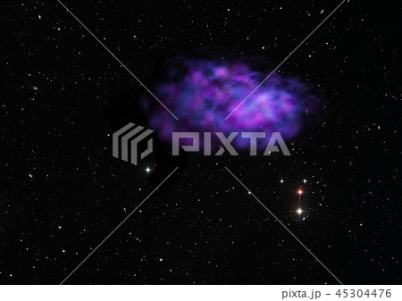 Small part of an infinite star field. 3D rendering 45304476