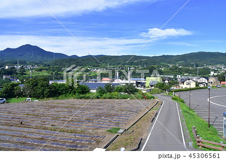 上越線車内から渋川、沼田の風景 上越線車内から渋川、沼田の風景 45306561
