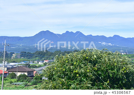 上越線車内から渋川、沼田の風景 45306567