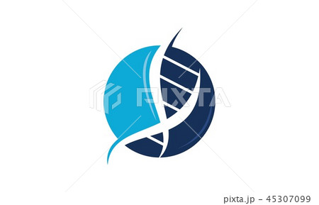 DNA Genetic Logo Design Template Vector DNA Genetic Logo Design Template Vector 45307099