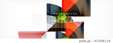 Modern geometric abstract background 45308119