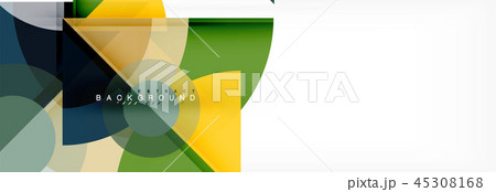 Modern geometric abstract background 45308168