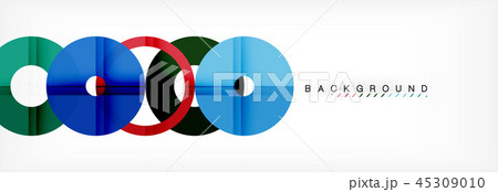 Modern geometrical abstract background 45309010