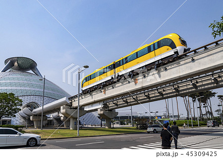 磁気浮上列車 交通 韓国 45309425