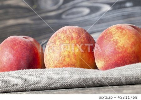 ripe large peaches 45311768
