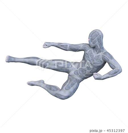 ボディスーツ男性のイラスト素材