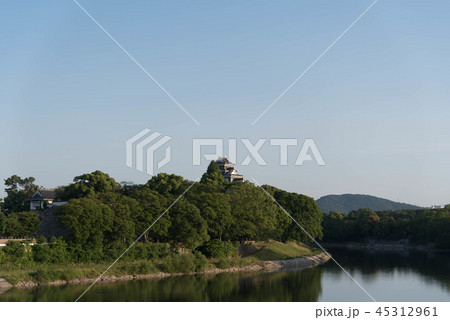 岡山県 岡山城 天守閣 岡山県 岡山城 天守閣 45312961