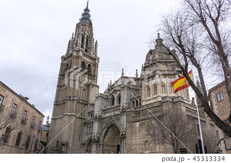 toledo cathedral view toledo cathedral view 45313334