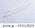 紙ストロー　地球環境問題イメージ 45313620