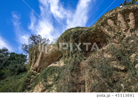 park guell columns and viaducts 45313691