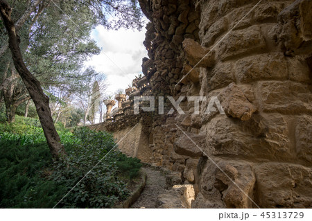 park guell columns and viaducts park guell columns and viaducts 45313729