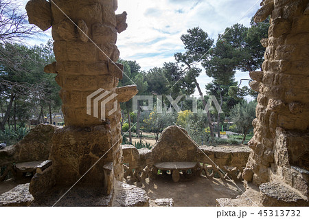 park guell columns and viaducts park guell columns and viaducts 45313732