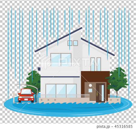 家　浸水 45316585