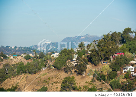 America California LosAngeles 郊外遠景、グリフィス天文台 45316761