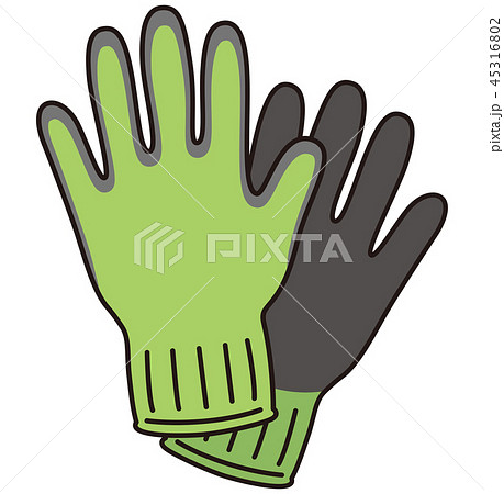 作業用手袋のイラスト素材