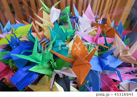 折り鶴 折り鶴 45316945