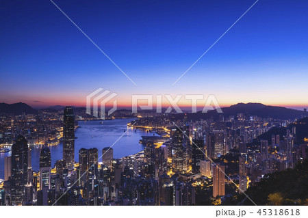 香港のブルーモーメント　 45318618