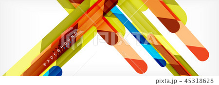 Abstract colorful lines, modern geometric background design 45318628