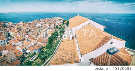 Piran town from St. George's Parish church Piran town from St. George's Parish church 45320688