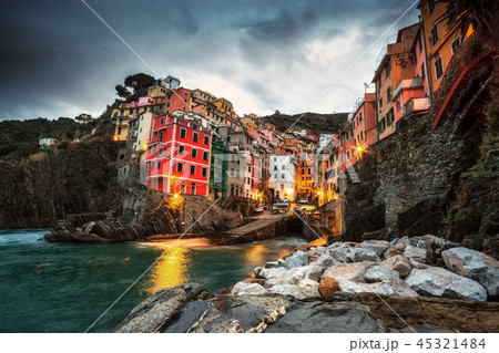 Riomaggiore taken in the morning 45321484