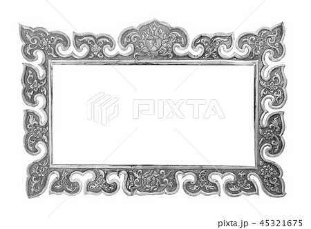 old decorative silver frame - handmade, engraved old decorative silver frame - handmade, engraved 45321675