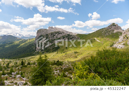 Mountain Scene in the Italian Dolomites 45322247