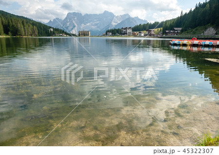 Lake Misurina in the Italian Dolomites 45322307