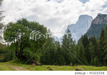 Mountain Scene in the Italian Dolomites Mountain Scene in the Italian Dolomites 45322338