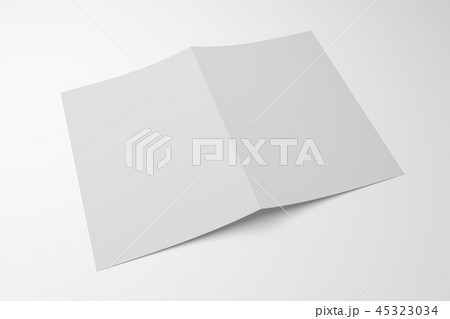 3D illustration magazine mockup showing cover. 3D illustration magazine mockup showing cover. 45323034