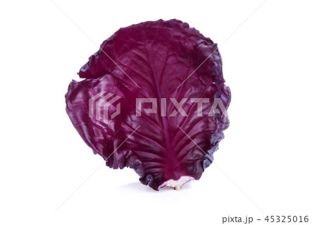 red cabbage isolated on white background 45325016