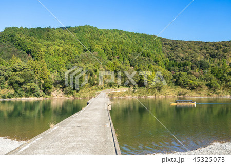 高瀬沈下橋の風景 高瀬沈下橋の風景 45325073
